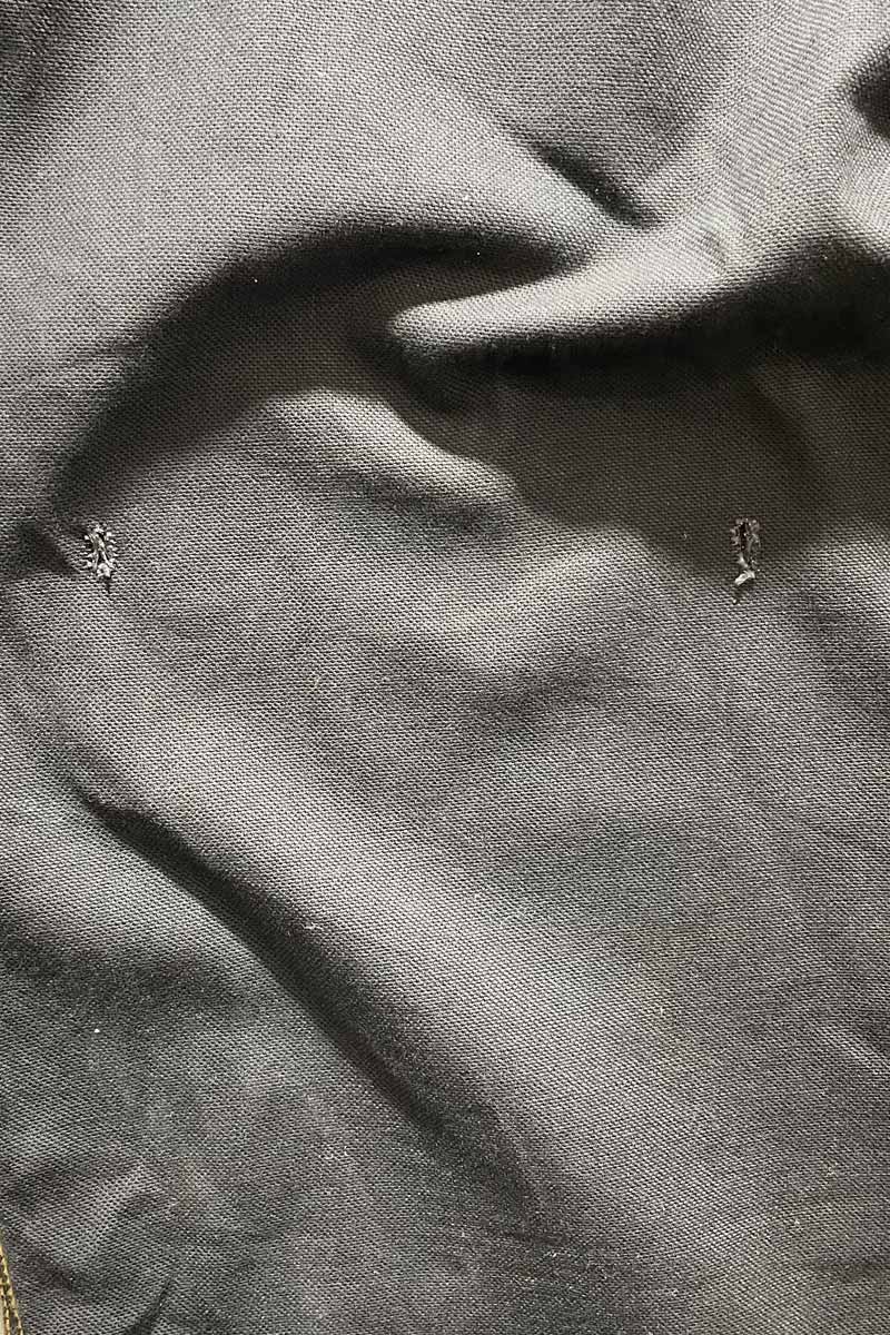 Y2K EARLY 00'S HOOK CANVAS PANTS / BLACK [SIZE: 34 USED]