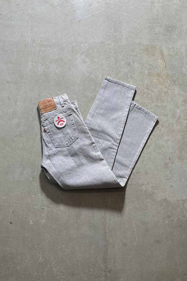 MADE IN USA 93'S 550 DENIM PANTS / GRAY [SIZE: W30 x L30 DEADSTOCK/NOS]