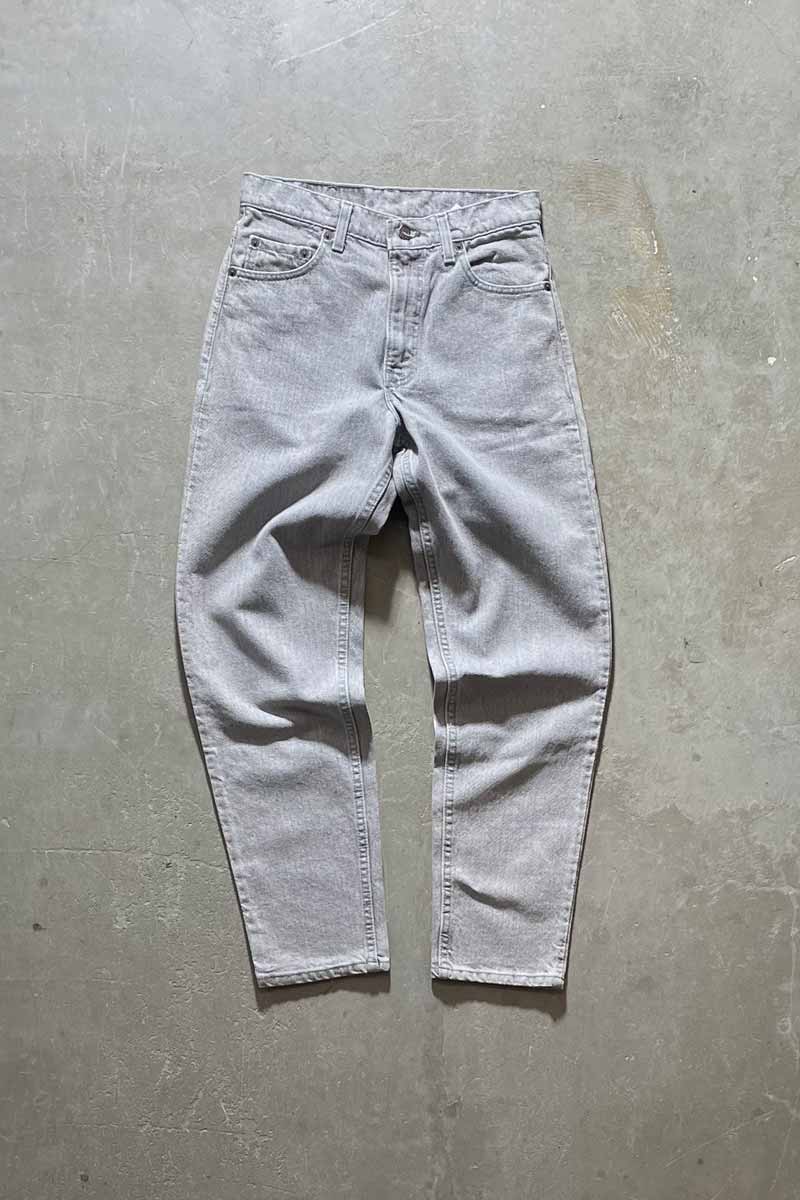 MADE IN USA 93'S 550 DENIM PANTS / GRAY [SIZE: W30 x L30 DEADSTOCK/NOS]