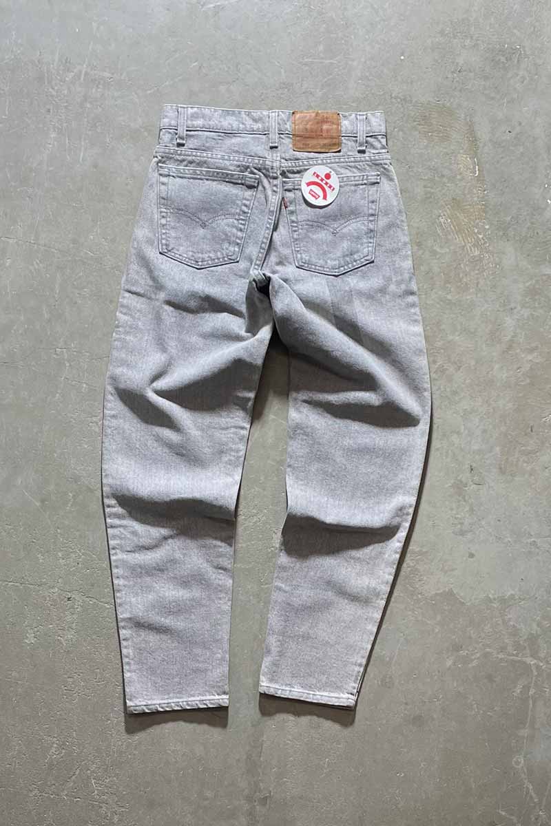 MADE IN USA 93'S 550 DENIM PANTS / GRAY [SIZE: W30 x L30 DEADSTOCK/NOS]