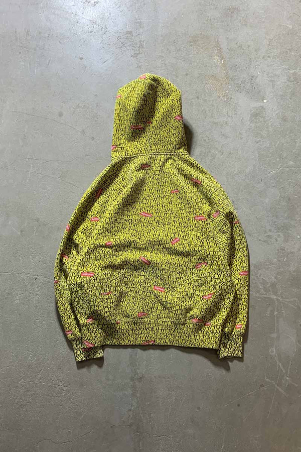 22FW IRAK ZIP UP SWEAT HOODIE / YELLOW [SIZE: S USED]