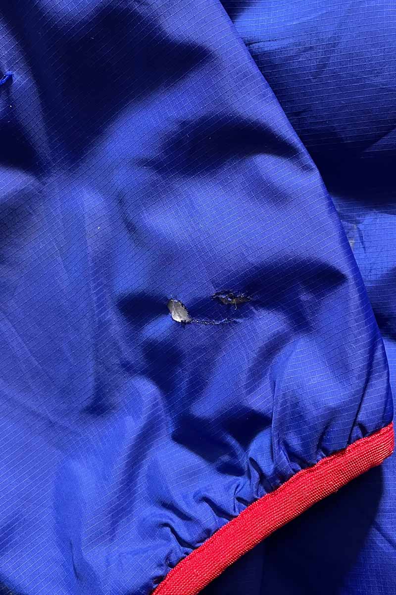 01'S PUFFBALL PULLOVER JACKET / BLUE [SIZE: M USED]