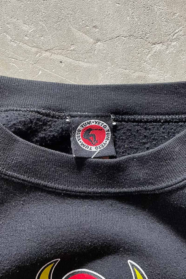 MADE IN MEXICO 90-00'S LOGO PRINT SWEATSHIRT / BLACK [SIZE: L USED]