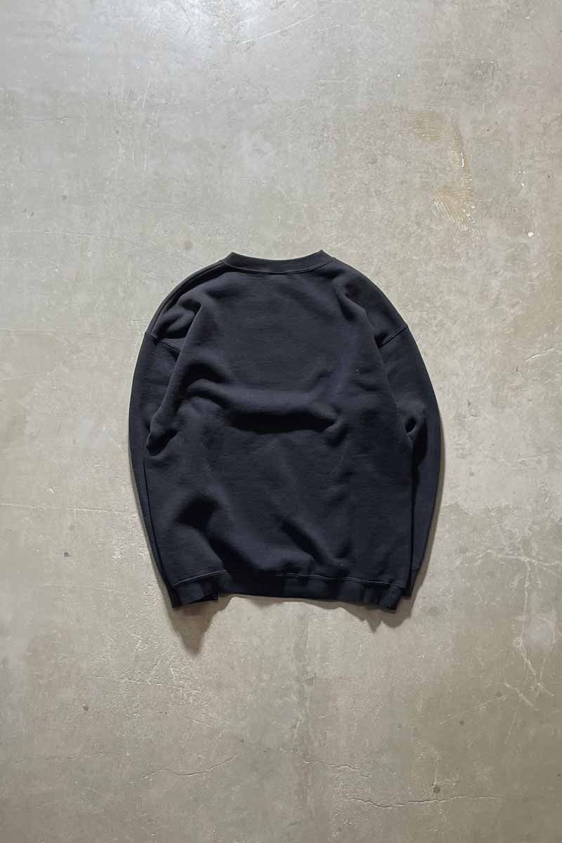 MADE IN MEXICO 90-00'S LOGO PRINT SWEATSHIRT / BLACK [SIZE: L USED]