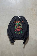 画像をギャラリービューアに読み込む, 80&#39;S BRUCE LEE SWEATSHIRT / BLACK [SIZE: M USED]
