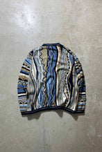 画像をギャラリービューアに読み込む, 90&#39;S 3D COOGI COTTON KNIT SWEATER / BLUE [SIZE: 2XL USED]
