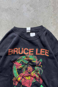 80'S BRUCE LEE SWEATSHIRT / BLACK [SIZE: M USED]