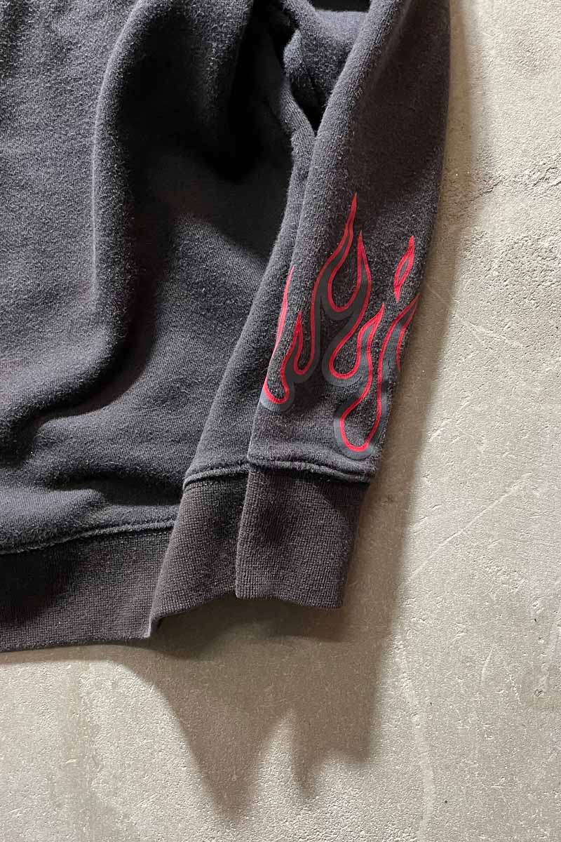 THRASHER LOGO SWEATSHIRT / BLACK [SIZE: XL USED]