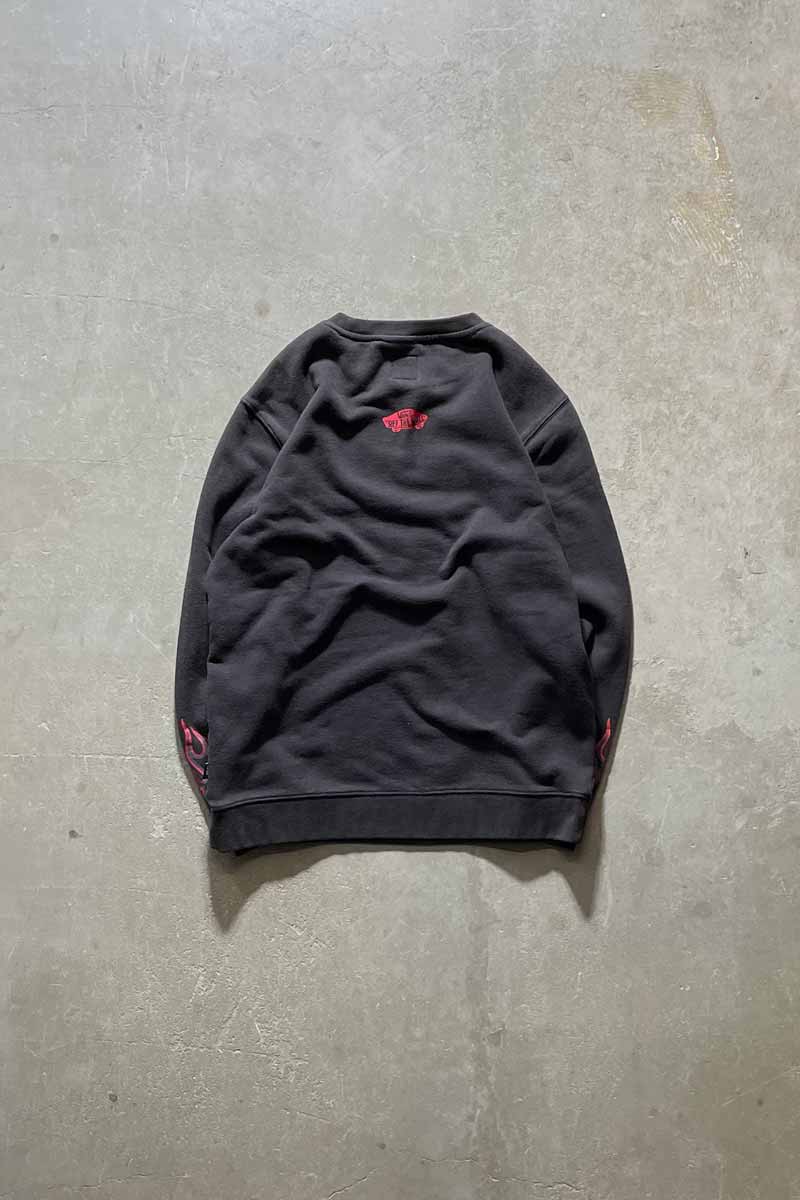 THRASHER LOGO SWEATSHIRT / BLACK [SIZE: XL USED]
