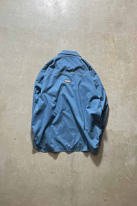 90'S BUTTON SHIRT JACKET / LIGHT BLUE [SIZE: M USED]