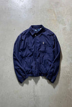 画像をギャラリービューアに読み込む, 90&#39;S POLYESTER ZIP UP JACKET / NAVY [SIZE: L USED]
