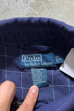 画像をギャラリービューアに読み込む, 90&#39;S POLYESTER ZIP UP JACKET / NAVY [SIZE: L USED]
