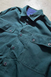 00'S L/S SHIRT / GREEN [SIZE: M USED]