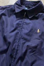 画像をギャラリービューアに読み込む, 90&#39;S POLYESTER ZIP UP JACKET / NAVY [SIZE: L USED]
