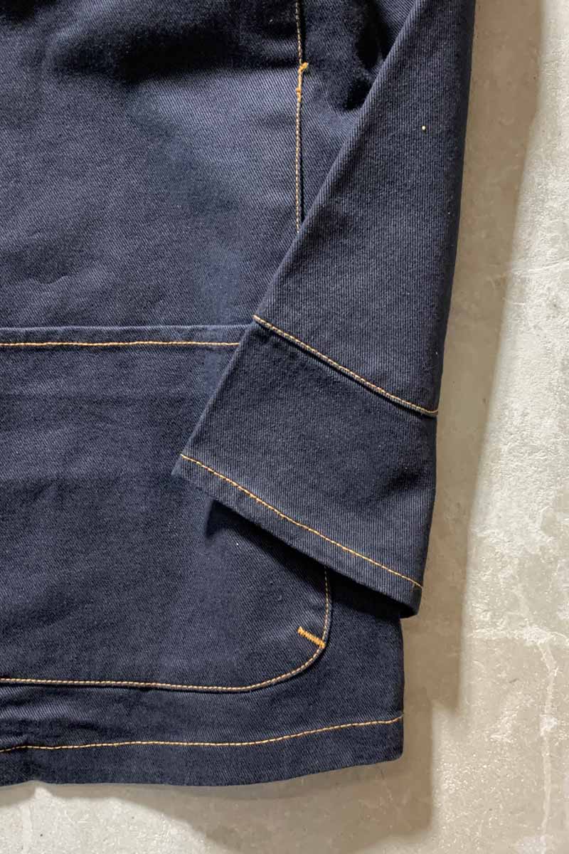 Y2K EARLY 00'S BLACK DENIM JACKET / BLACK [SIZE: L DEADSTOCK/NOS]