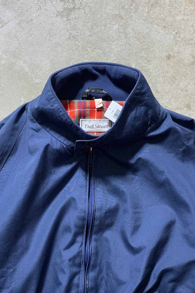 MADE IN ENGLAND 90'S G9 TYPE HARRINGTON JACKET / NAVY [SIZE: L USED]
