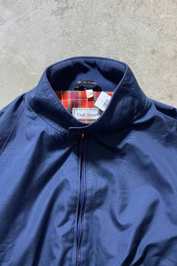 MADE IN ENGLAND 90'S G9 TYPE HARRINGTON JACKET / NAVY [SIZE: L USED]