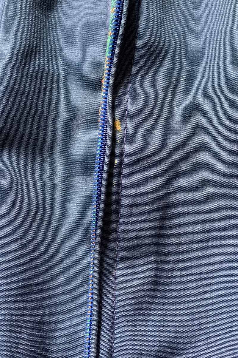 MADE IN ENGLAND 90'S G9 TYPE HARRINGTON JACKET / NAVY [SIZE: L USED]