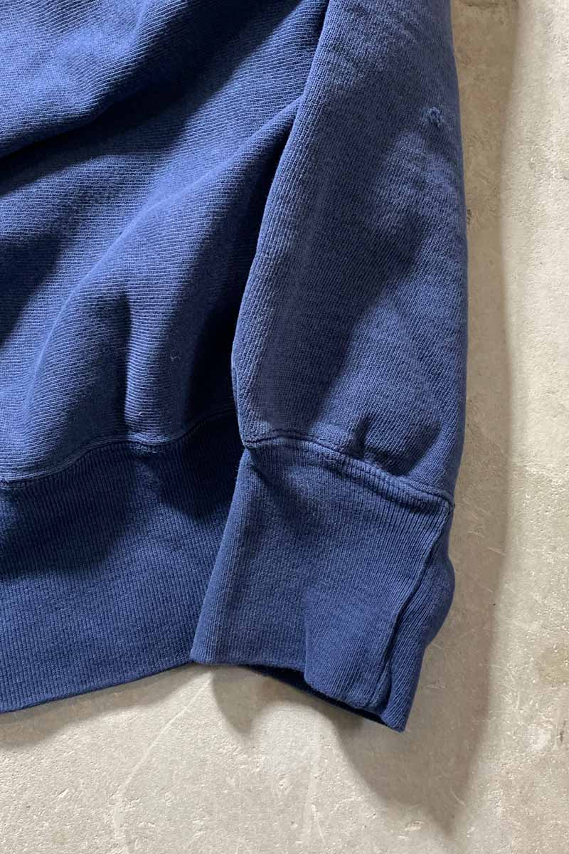 MADE IN USA 80'S REVERSE WEAVE ONE POINT SWEATSHIRT / NAVY [SIZE: L USED]