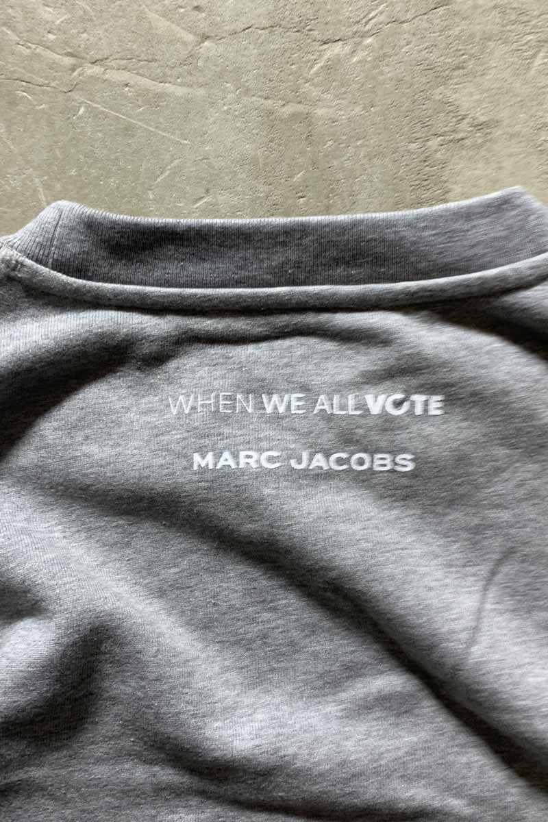 MADE IN TURKEY 20'S CHOOSE YOUR FUTURE VOTE SWEATSHIRT / GRAY [SIZE: S USED]