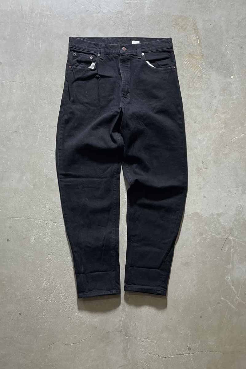 MADE IN USA 94'S 550 DENIM PANTS / SULFUR BLACK [SIZE: W34 x L32 USED]