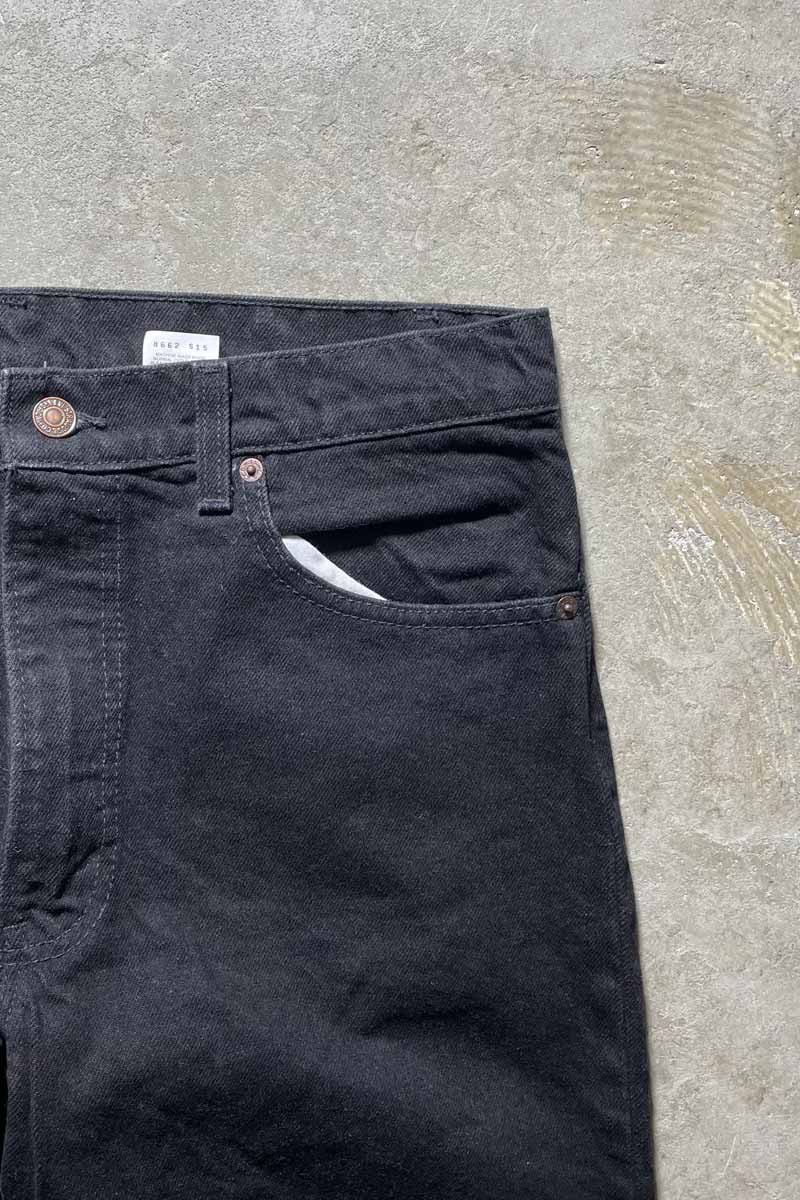MADE IN USA 94'S 550 DENIM PANTS / SULFUR BLACK [SIZE: W34 x L32 USED]