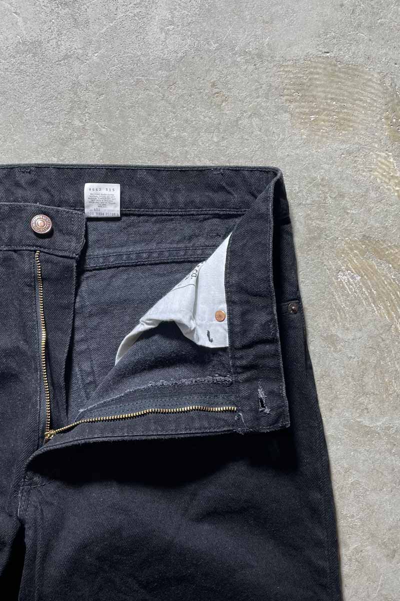 MADE IN USA 94'S 550 DENIM PANTS / SULFUR BLACK [SIZE: W34 x L32 USED]