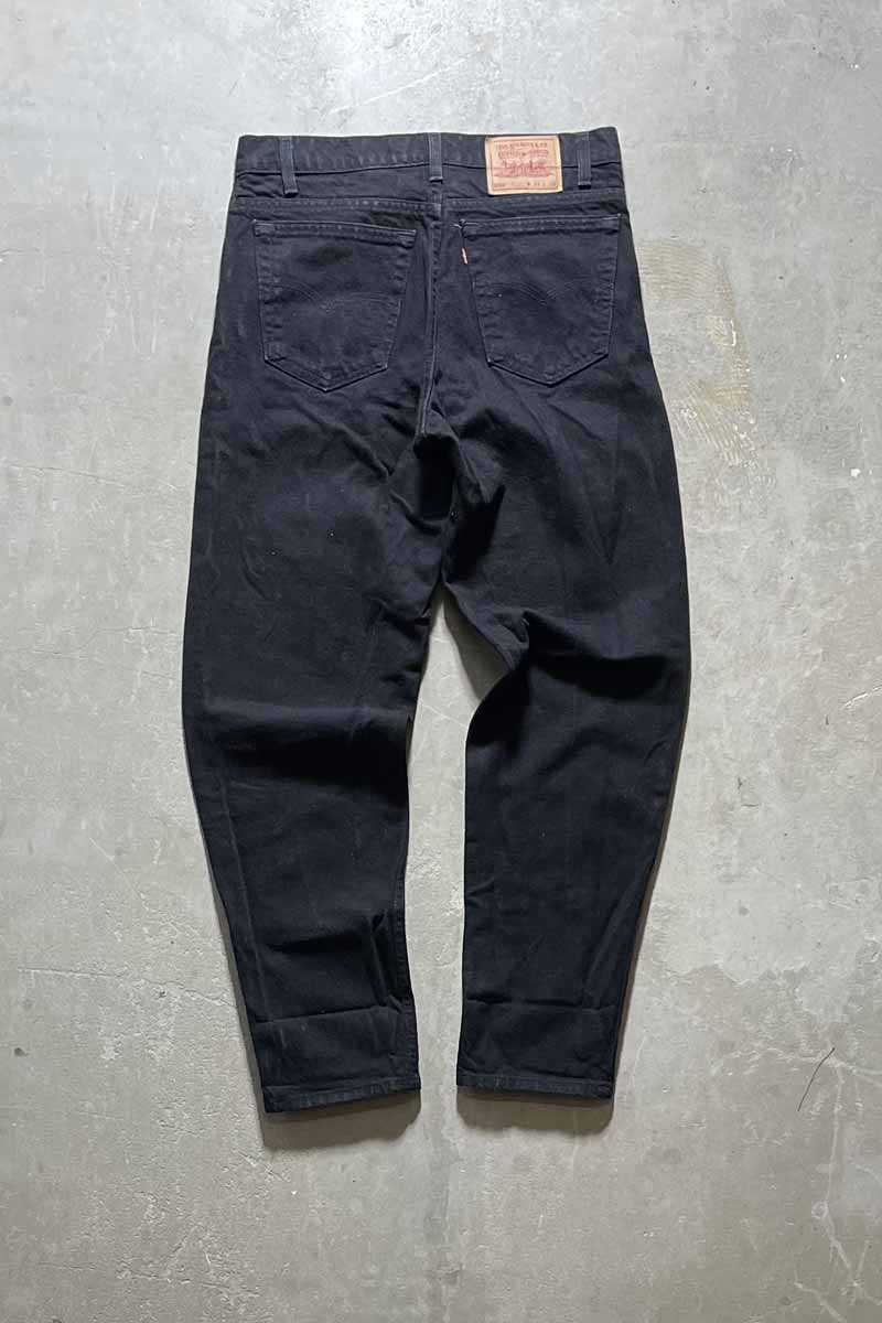 MADE IN USA 94'S 550 DENIM PANTS / SULFUR BLACK [SIZE: W34 x L32 USED]