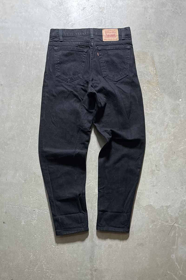 MADE IN USA 94'S 550 DENIM PANTS / SULFUR BLACK [SIZE: W34 x L32 USED]