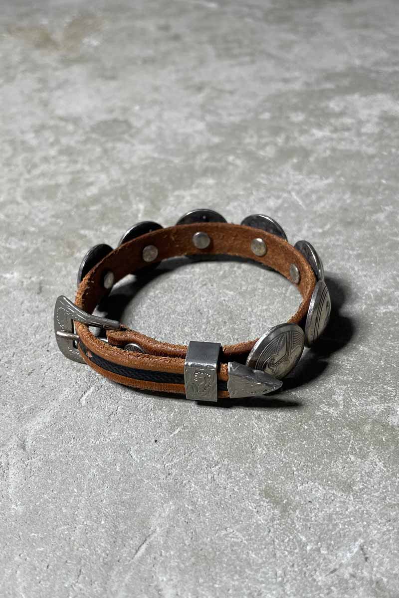 VINTAGE LEATHER BRACELET [SIZE: ONE SIZE USED]