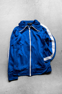 MADE IN ITALY TRACK JACKET / BLUE [SIZE: M USED]