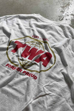 画像をギャラリービューアに読み込む, TWA BACK PRINT ADVERTISING T-SHIRT / WHITE [SIZE: XL相当 USED]
