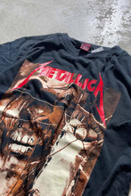 画像をギャラリービューアに読み込む, METALLICA FACE PRINT BAND T-SHIRT / BLACK [SIZE: M相当 USED]
