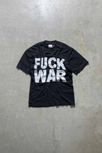 画像をギャラリービューアに読み込む, FUCK WAR PRINT MESSAGE T-SHIRT / BLACK [SIZE: S USED]
