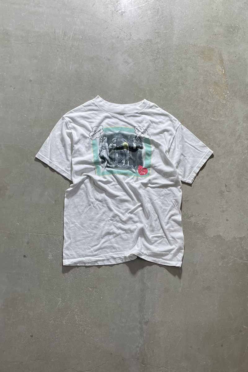 90'S I LOVE LUCY T-SHIRT / WHITE [SIZE: L USED]