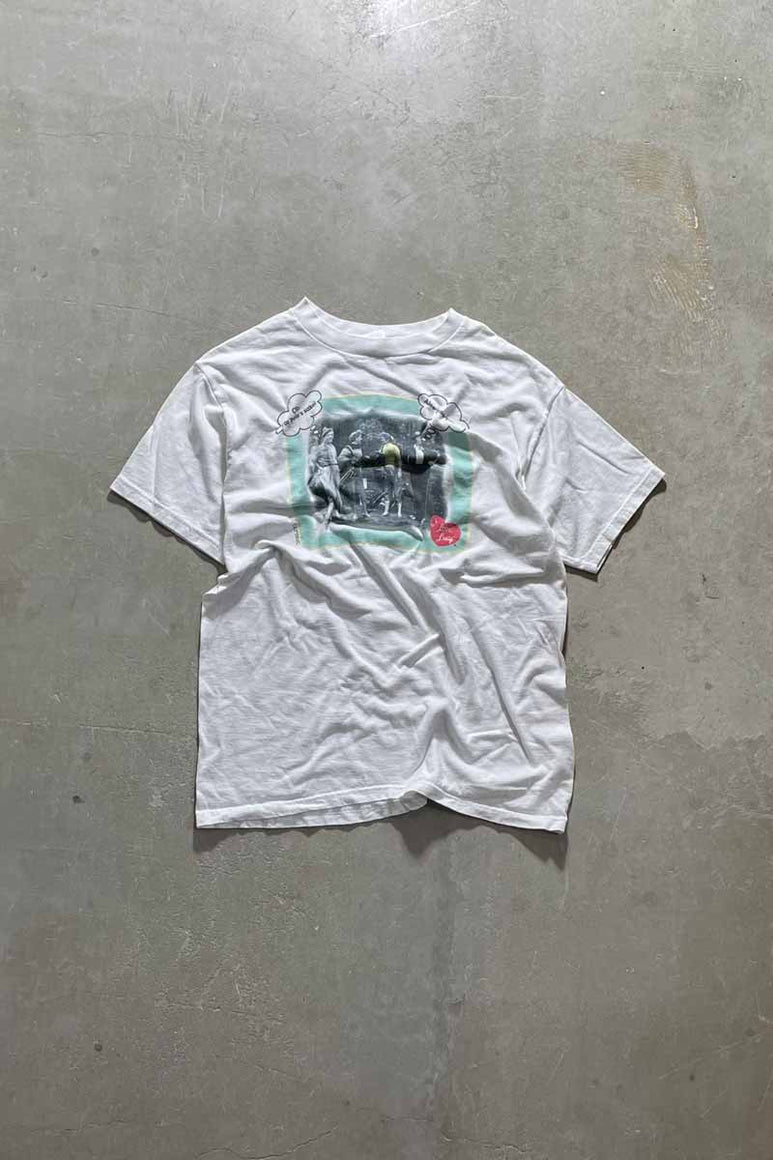 90'S I LOVE LUCY T-SHIRT / WHITE [SIZE: L USED]