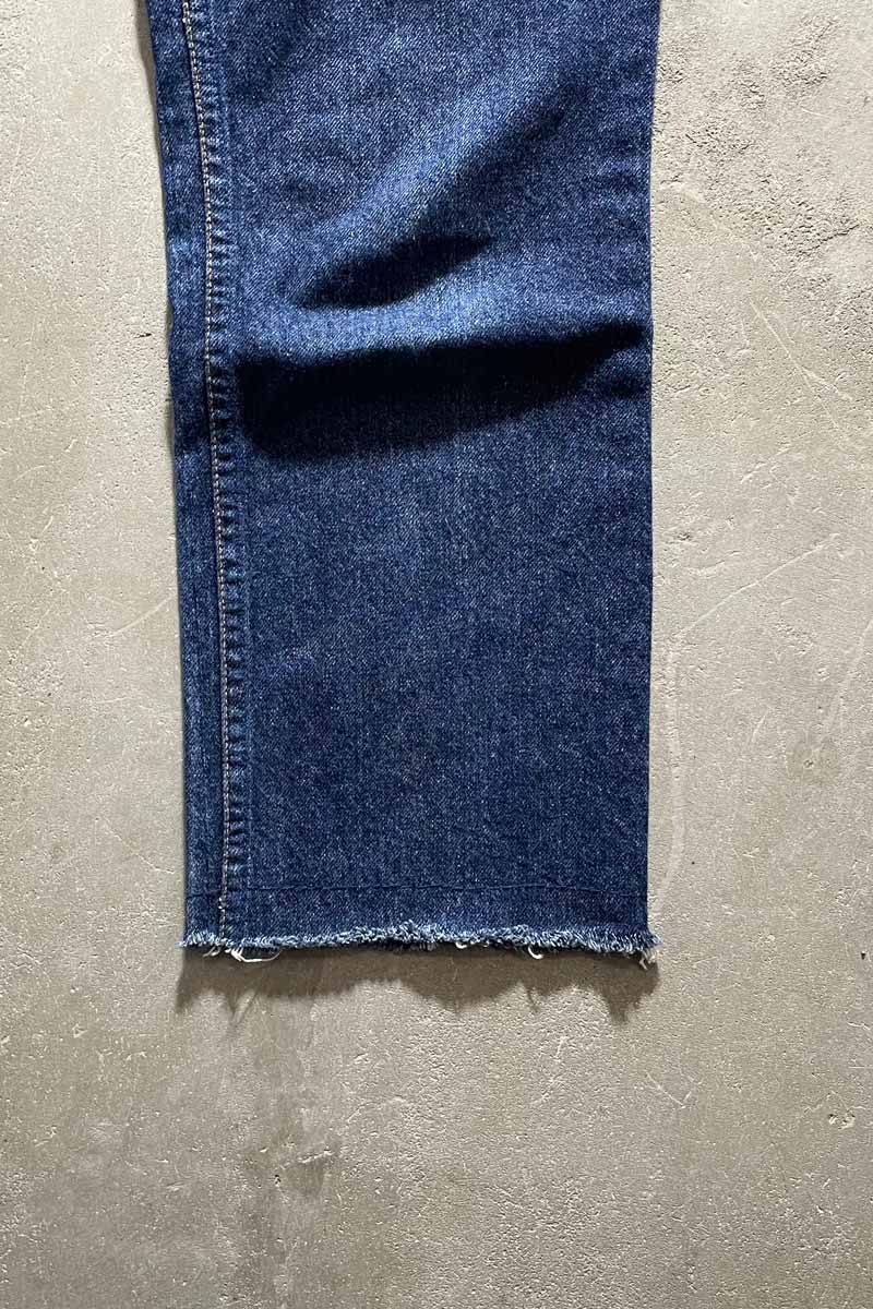 MADE IN USA 96'S 501 CUT OFF DENIM PANTS / INDIGO [SIZE: W30 x L32 USED]