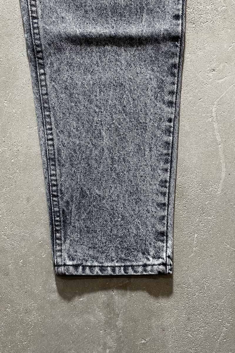 MADE IN USA 80'S 550 BLACK TAB DENIM PANTS / BLACK STONE WASH [SIZE: W30 x L30 USED]