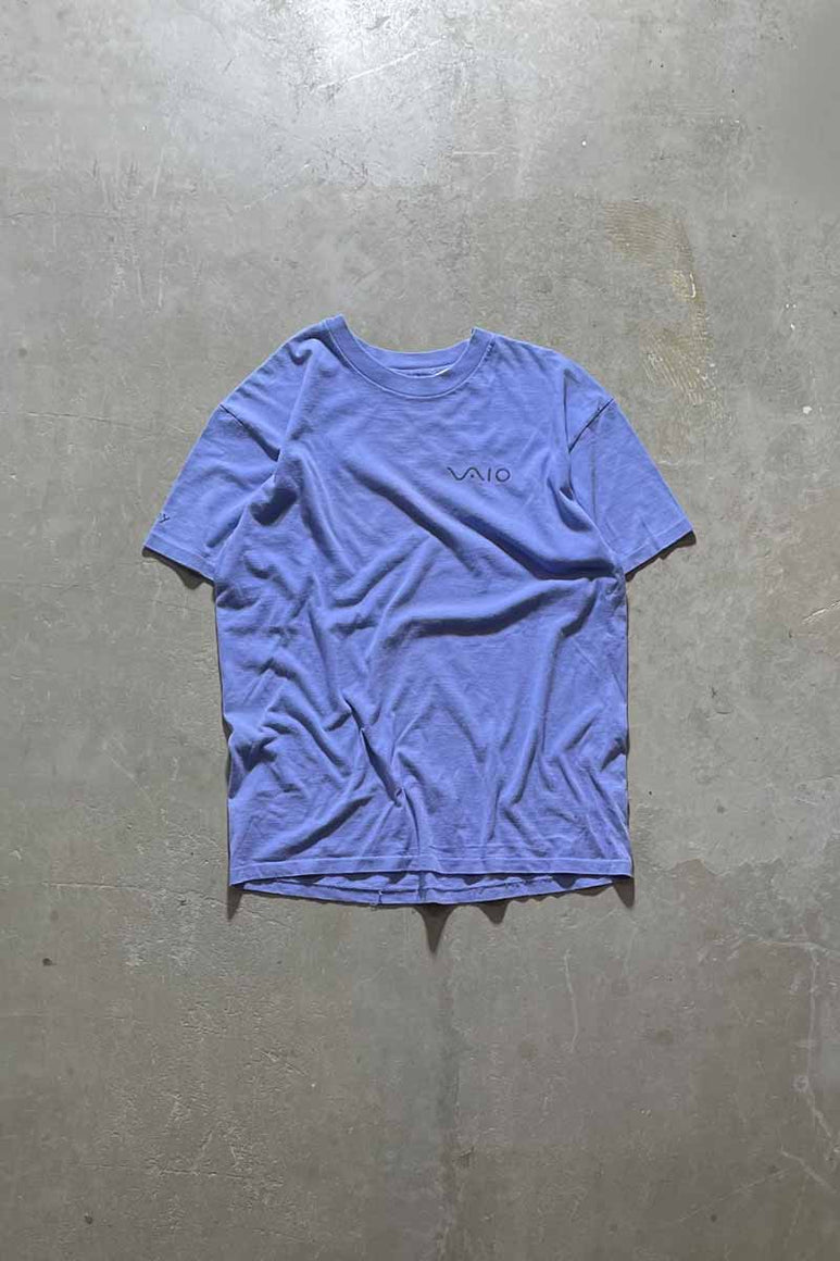MADE IN USA 90'S VAIO LOGO T-SHIRT / PURPLE [SIZE: L USED]