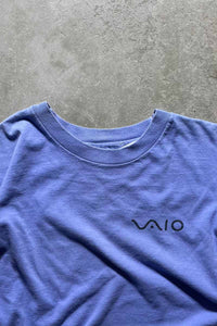 MADE IN USA 90'S VAIO LOGO T-SHIRT / PURPLE [SIZE: L USED]