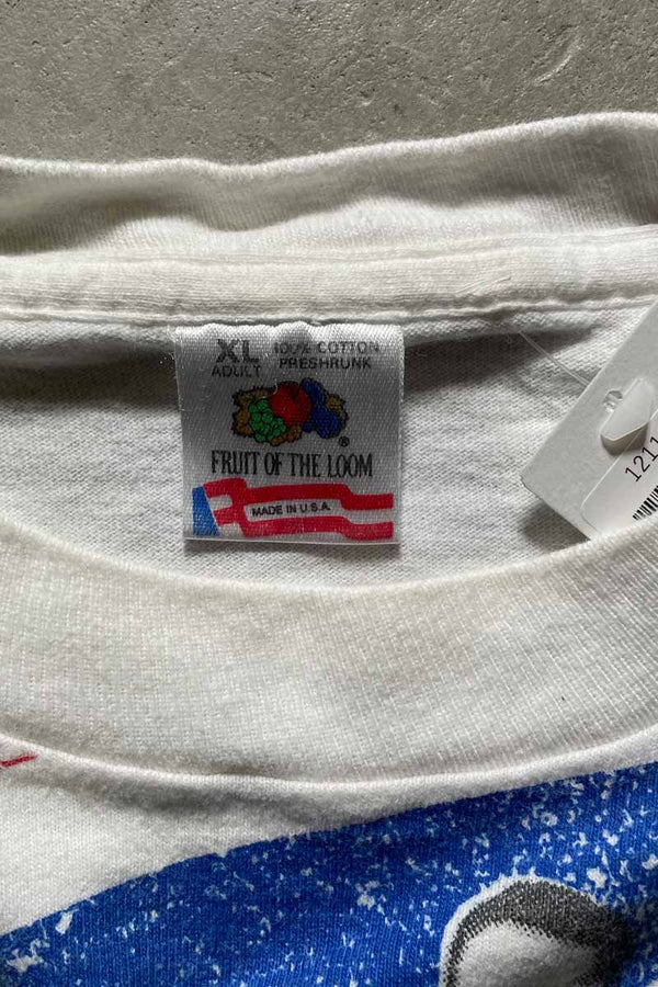 MADE IN USA 95'S FIGURE SKATING TOUR T-SHIRT / WHITE [SIZE: XL USED]