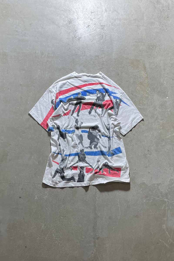 MADE IN USA 95'S FIGURE SKATING TOUR T-SHIRT / WHITE [SIZE: XL USED]