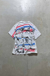 MADE IN USA 95'S FIGURE SKATING TOUR T-SHIRT / WHITE [SIZE: XL USED]