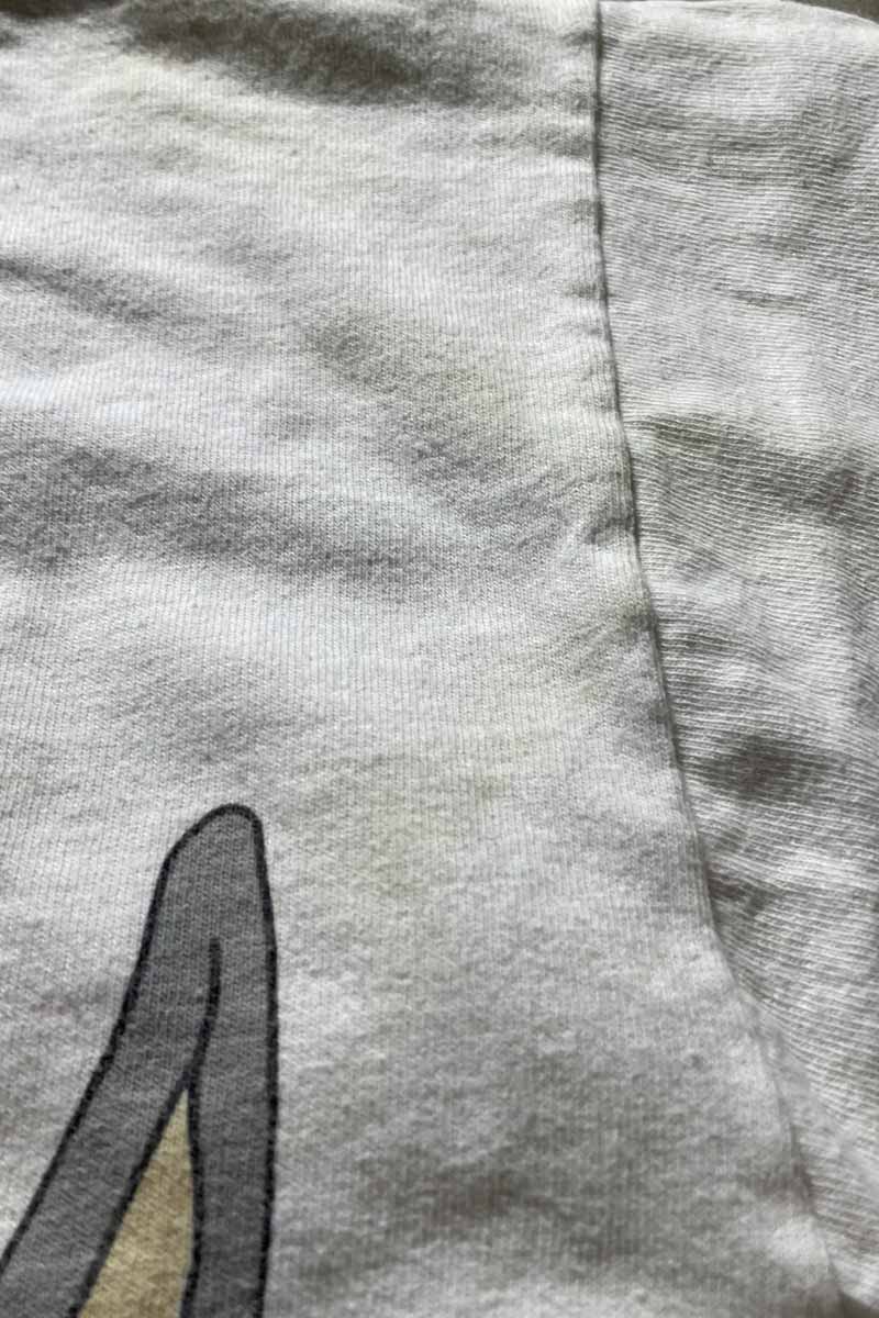 90'S LOONEY TUNES PRINT T-SHIRT / WHITE [SIZE: L equivalent USED]
