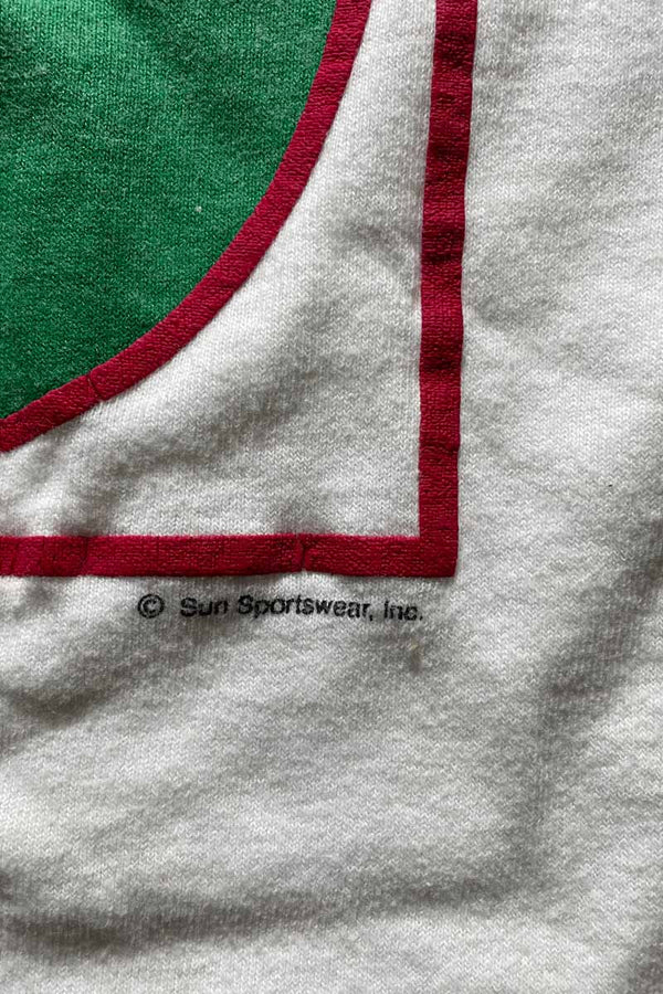 MADE IN USA 90'S JUST SAY HO PRINT T-SHIRT / WHITE [SIZE: L USED]