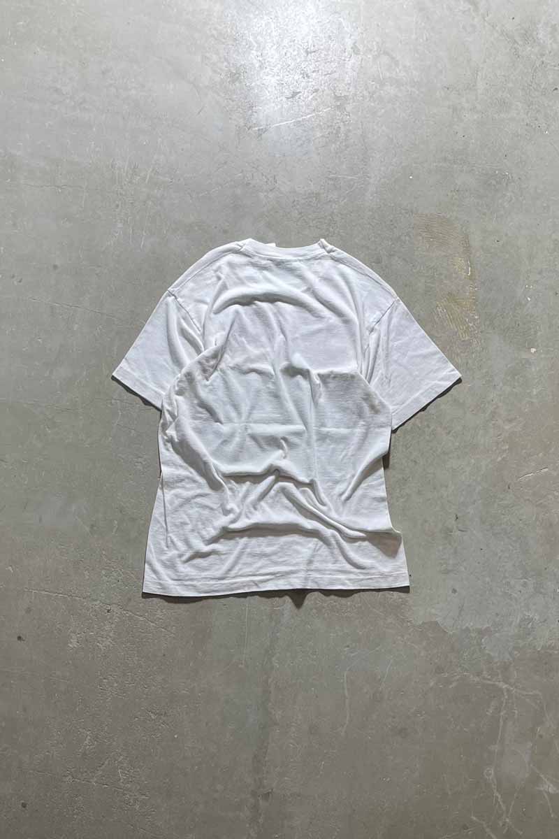 MADE IN USA 90'S JUST SAY HO PRINT T-SHIRT / WHITE [SIZE: L USED]