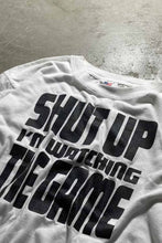 画像をギャラリービューアに読み込む, 90&#39;S SHUT UP PRINT MESSAGE T-SHIRT / WHITE [SIZE: L USED]
