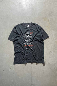 90'S ALBERT EINSTEIN E=MC2 T-SHIRT / BLACK [SIZE: L相当 USED]