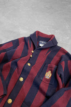 画像をギャラリービューアに読み込む, 90&#39;S LAMBS WOOL CARDIGAN / STRIPE [SIZE: M USED]
