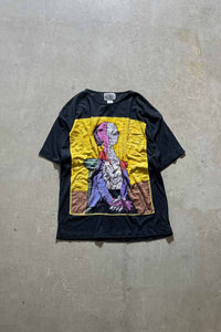 90'S PABLO PICASSO T-SHIRT / BLACK [SIZE: L相当 USED]